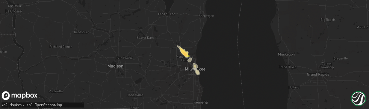 Hail map in Germantown, WI on August 10, 2015