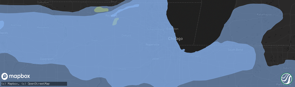 Hail map in Aurora, IL on August 10, 2020