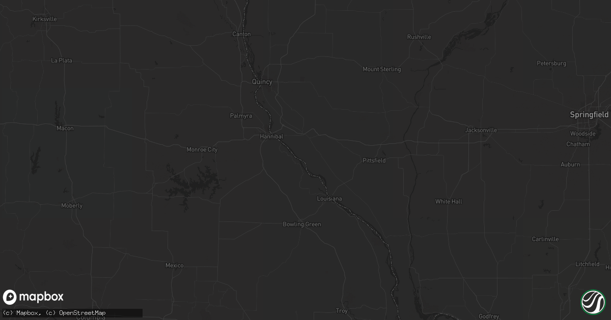 Hail map in Clark, SD on August 10, 2023