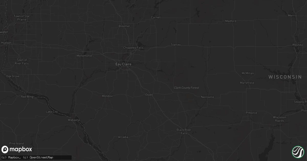 Hail map in Sisseton, SD on August 10, 2023