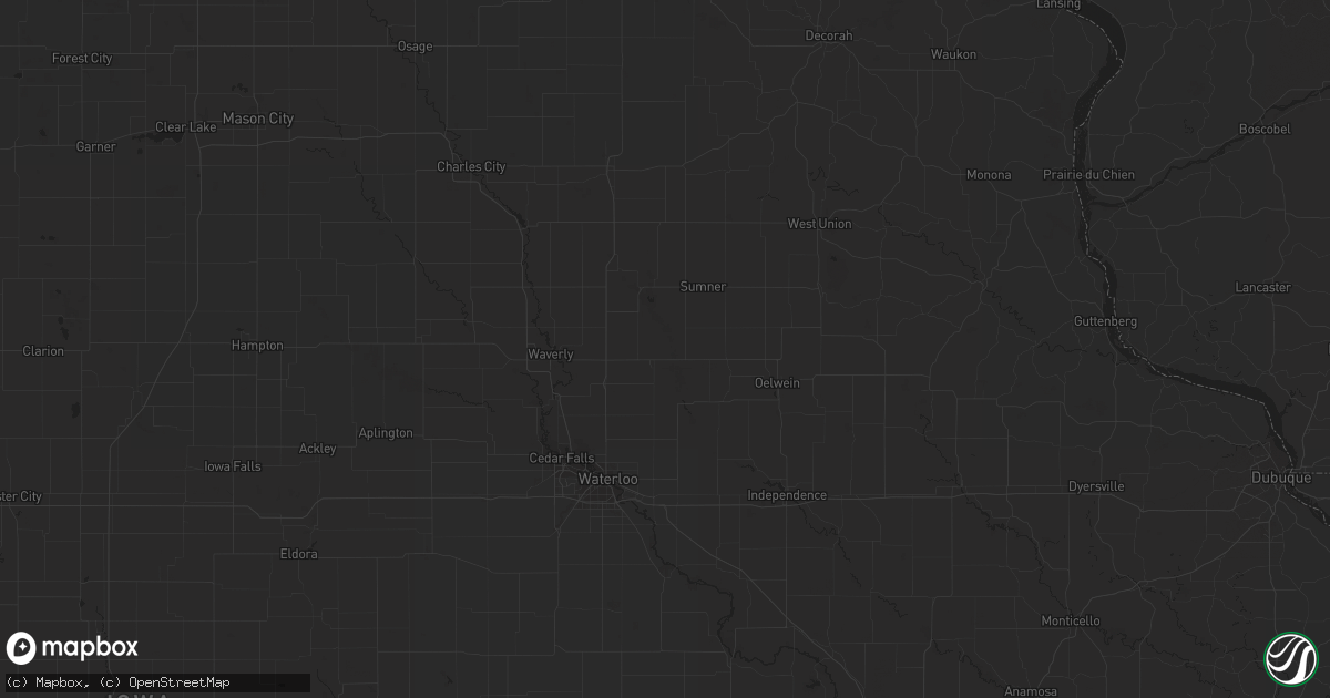 Hail map in Wellington, CO on August 10, 2023