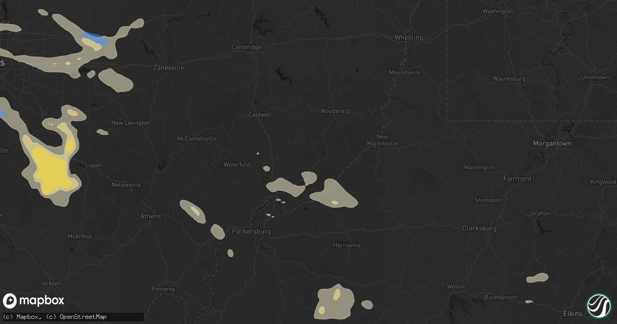 Hail map in Wingett Run, OH on August 10, 2026