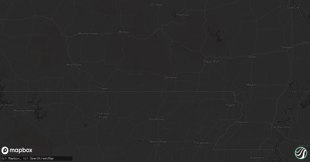 Hail map in Falls City, NE on August 11, 2011