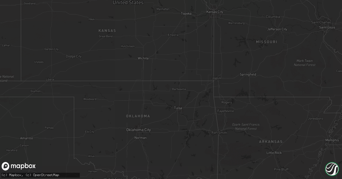 Hail map in Louisiana on August 11, 2012
