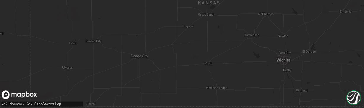Hail map in Martin, SD on August 11, 2012
