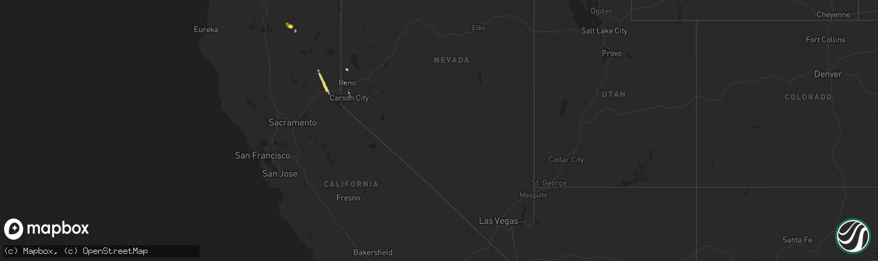 Hail map in Nevada on August 11, 2014