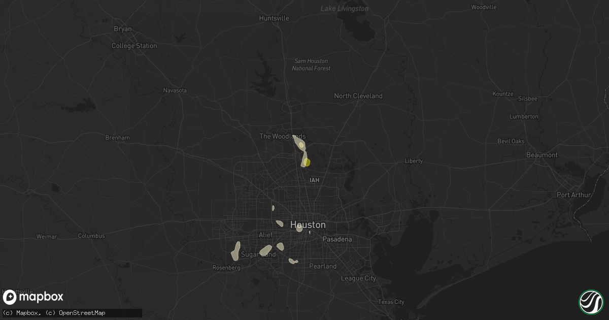 Hail map in Spring, TX on August 11, 2014