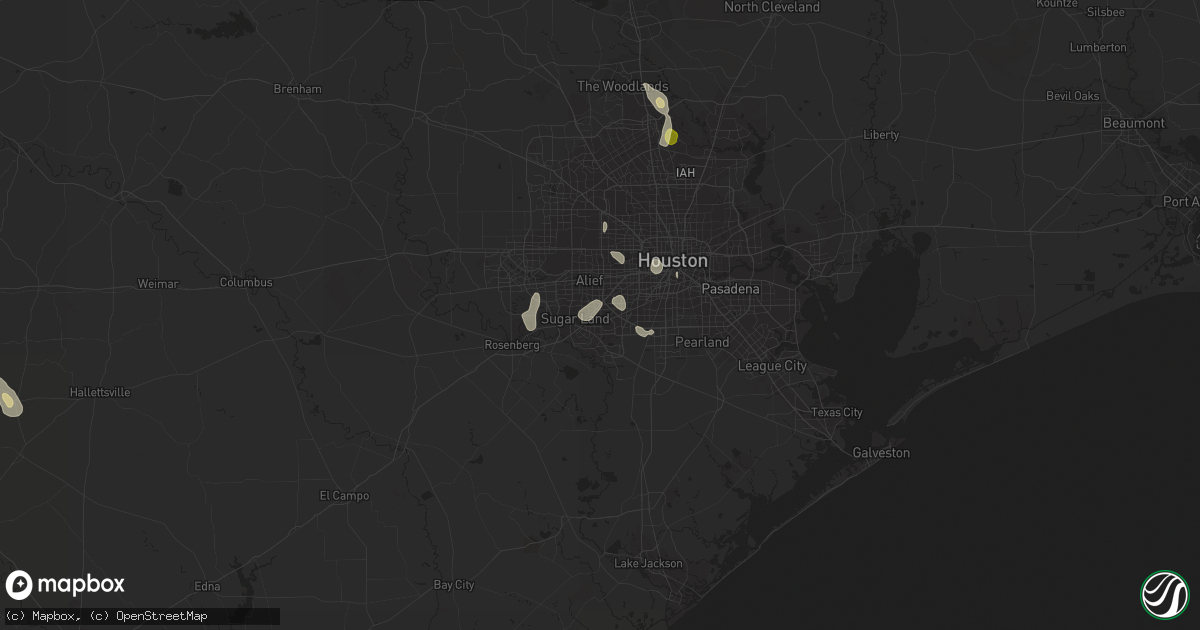 Hail map in Stafford, TX on August 11, 2014