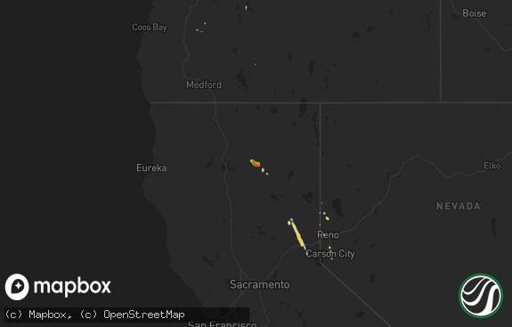 Hail map preview on 08-11-2014