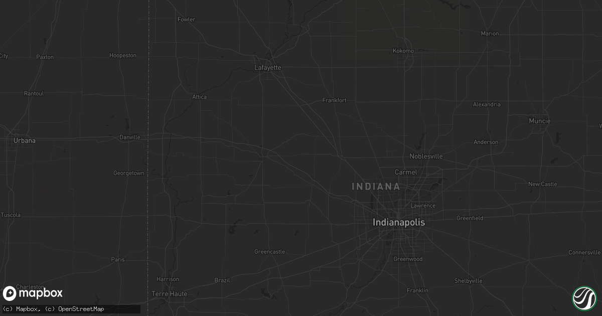 Hail map in Cleveland, OH on August 11, 2016