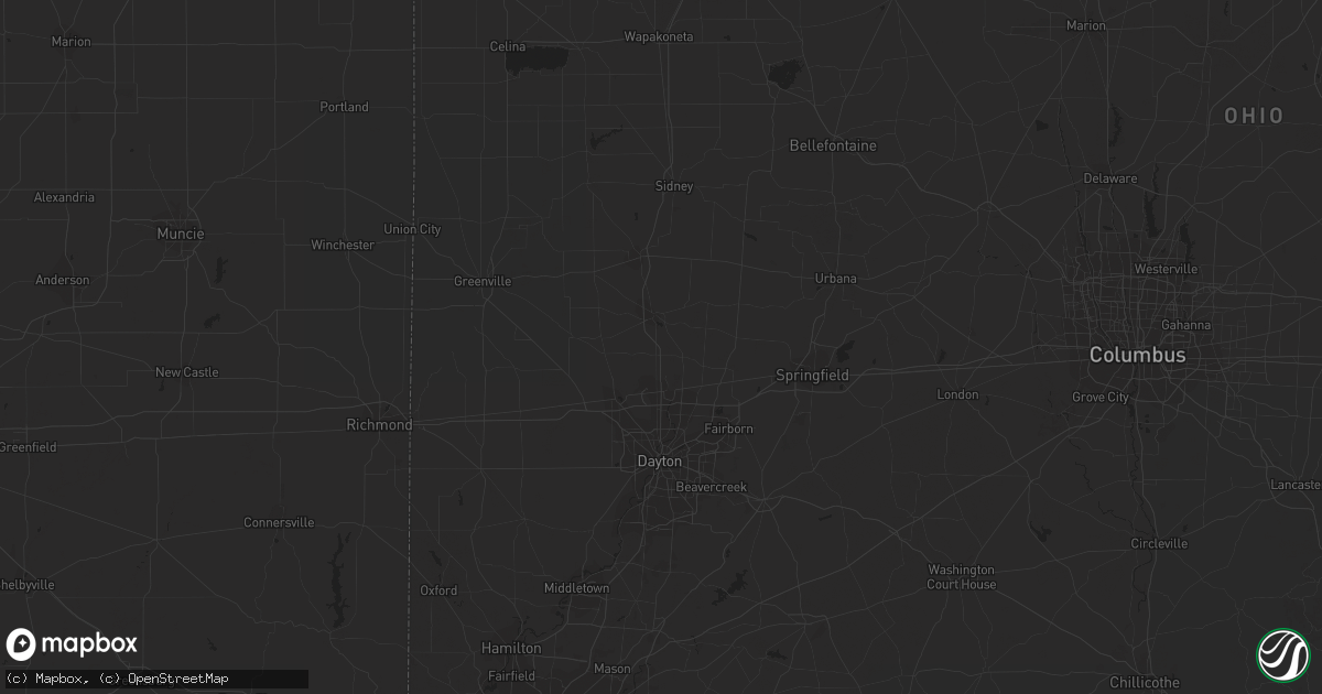 Hail map in Toledo, OH on August 11, 2021