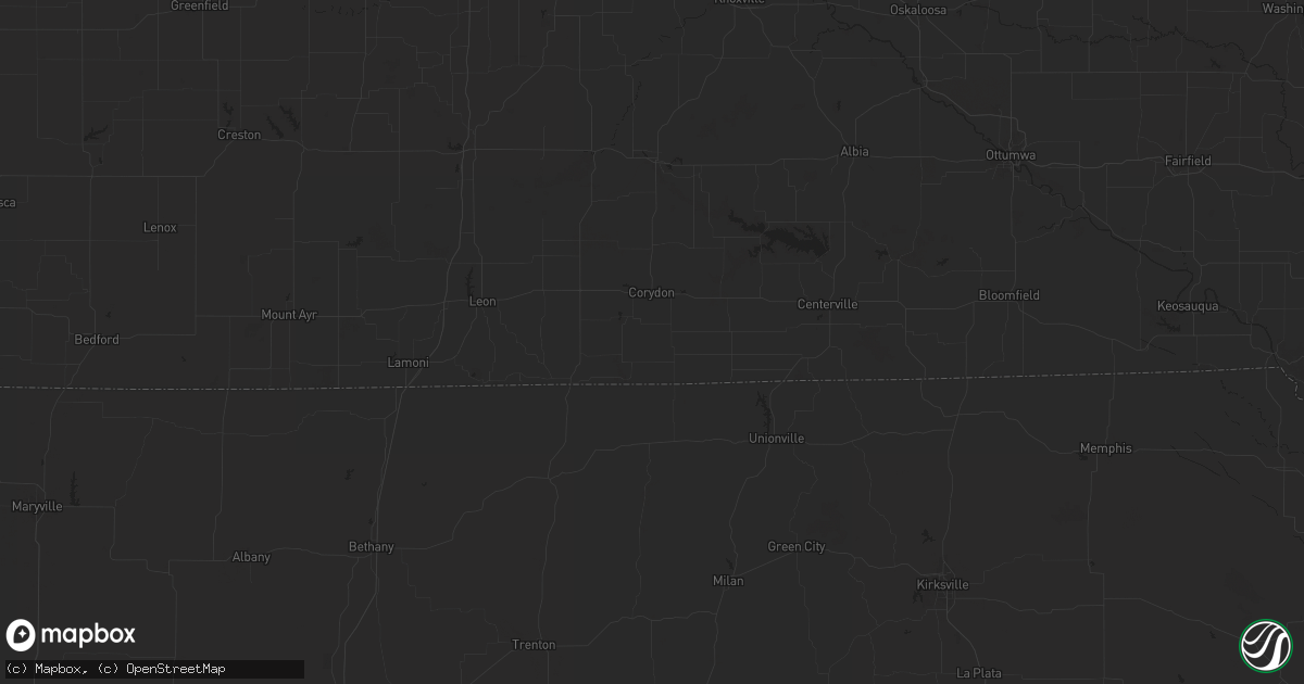 Hail map in Knoxville, IL on August 11, 2023