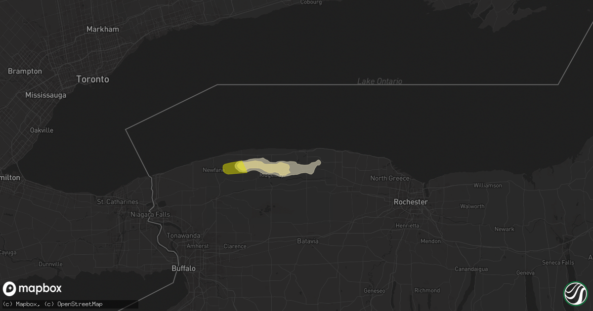 Hail map in Waterport, NY on August 11, 2024