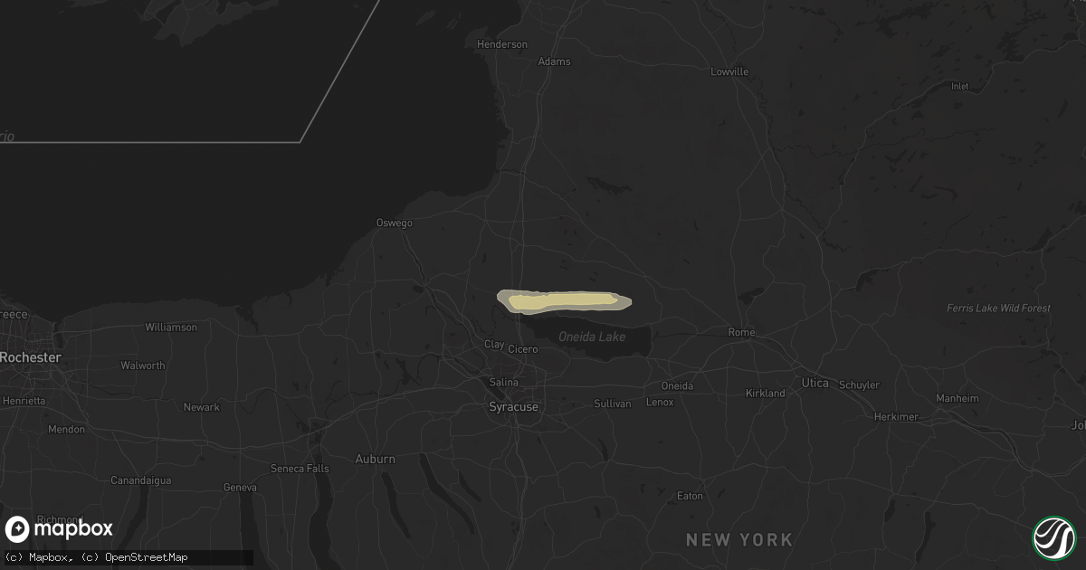 Hail map in West Monroe, NY on August 11, 2024