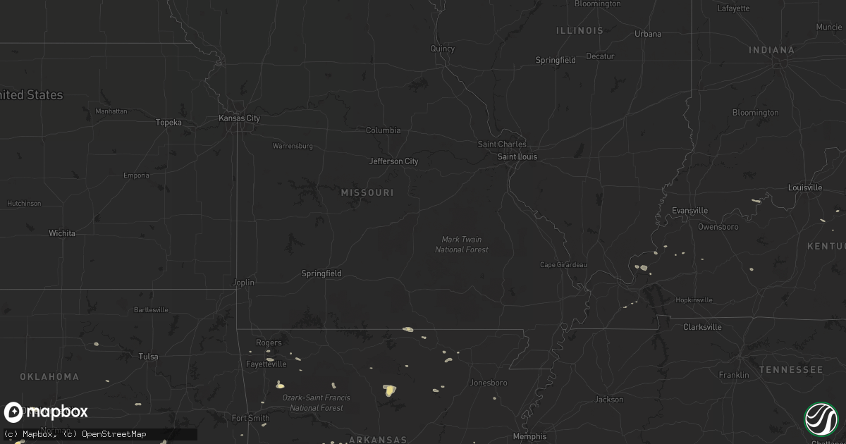 Hail map in Delaware on August 12, 2013