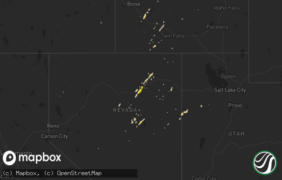 Hail map preview on 08-12-2014