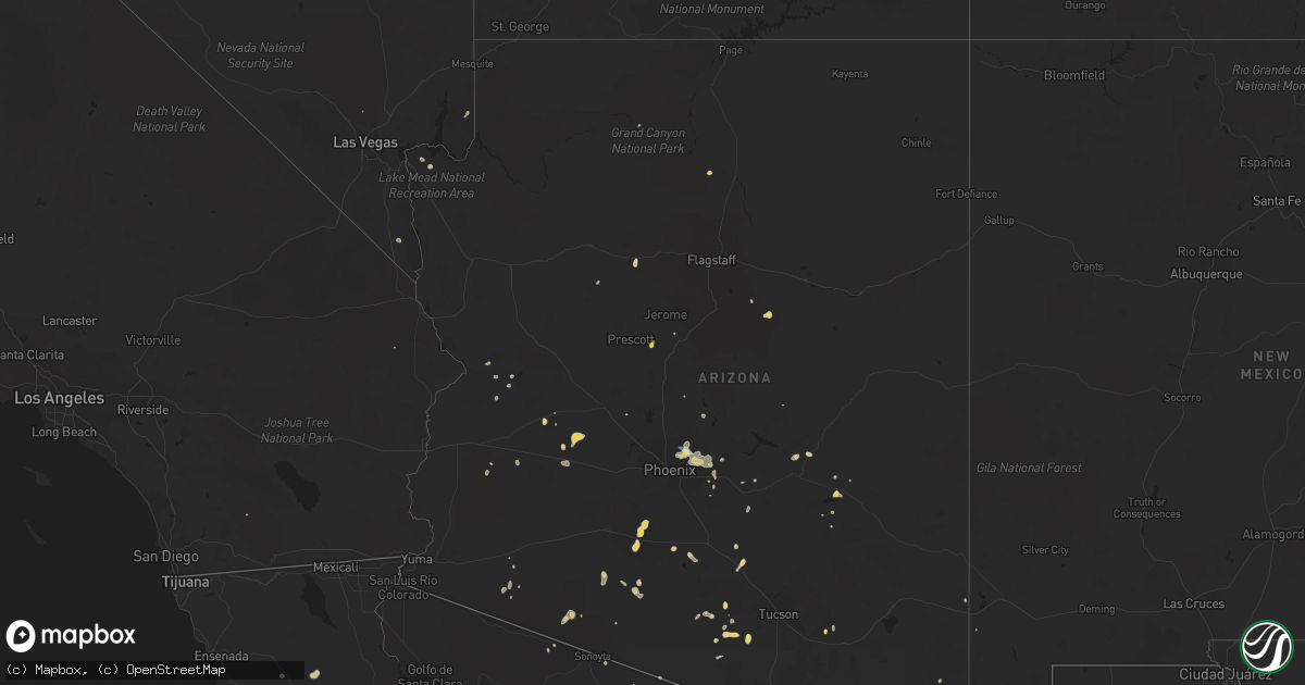 Hail map on August 12, 2022