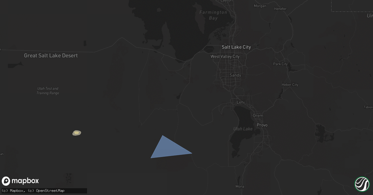 Hail map in Stockton, UT on August 12, 2024