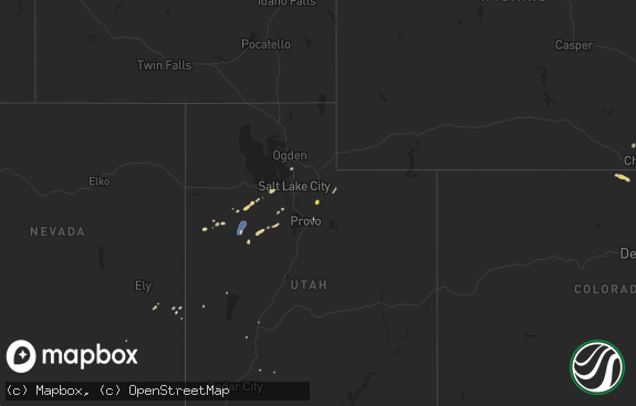 Hail map preview on 08-12-2024