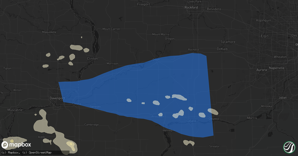 Hail map in Harmon, IL on August 12, 2026