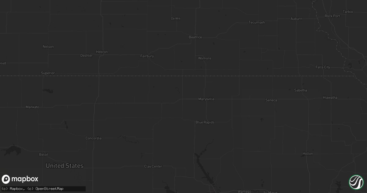 Hail map in Jackson, TN on August 13, 2012