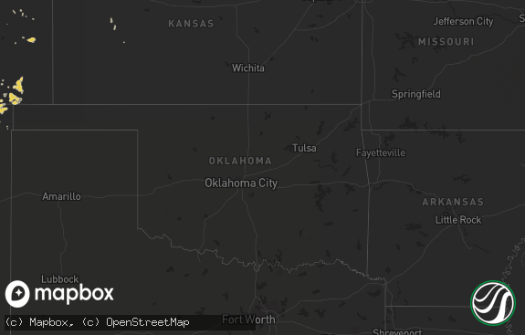 Hail map preview on 08-13-2015