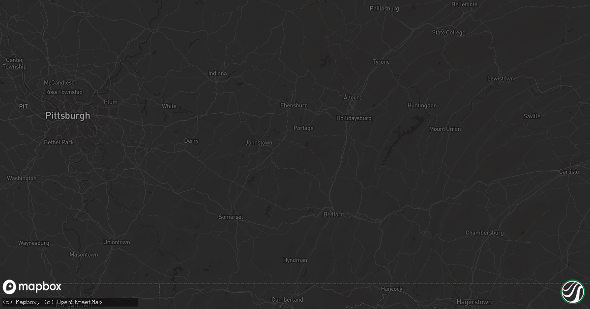Hail map in Cumberland Furnace, TN on August 13, 2023