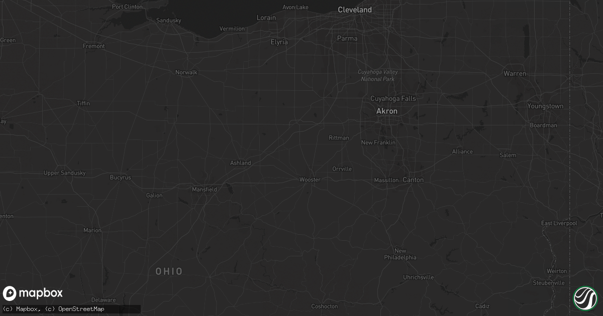 Hail map in Mora, MO on August 13, 2023