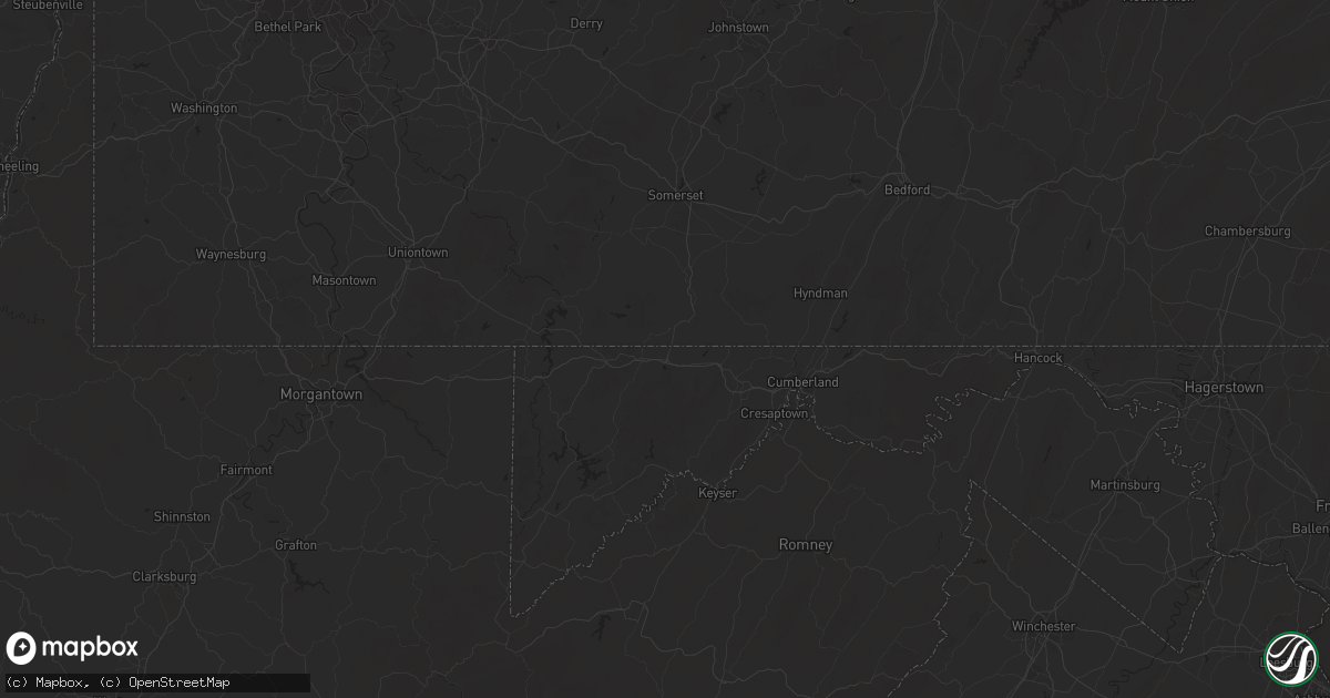 Hail map in Rochester, NH on August 13, 2023