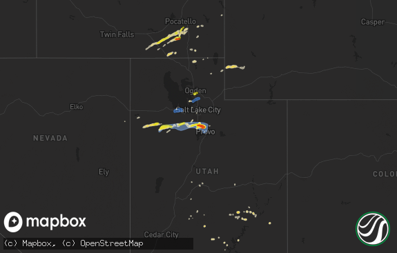 Hail map preview on 08-13-2024