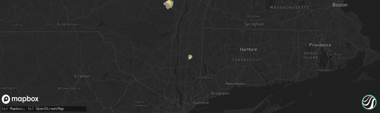 Hail map in Lagrangeville, NY on August 13, 2025