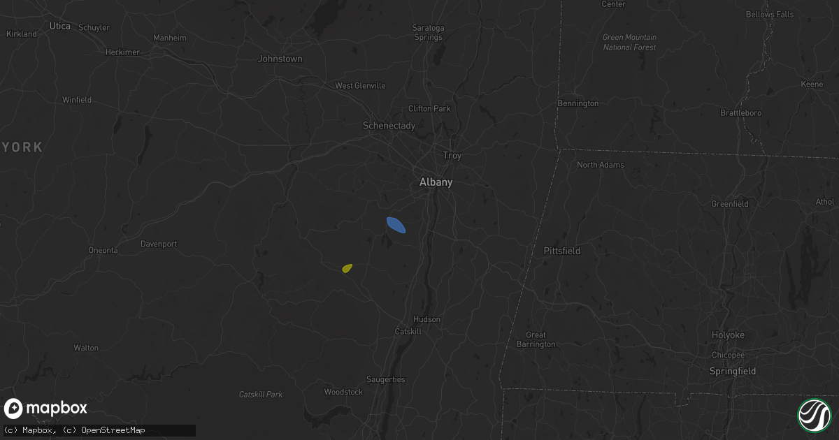 Hail map in Selkirk, NY on August 13, 2025