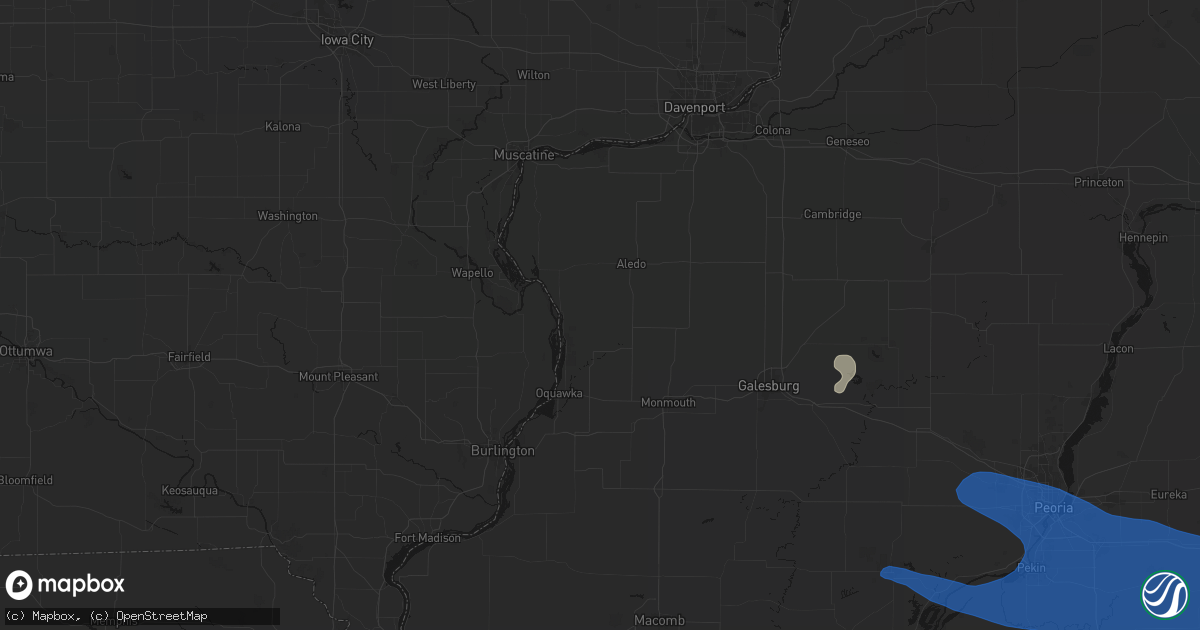 Hail map in Seaton, IL on August 13, 2026