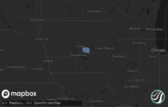 Hail map preview on 08-13-2026