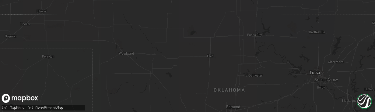 Hail map in Cottonwood, ID on August 14, 2014