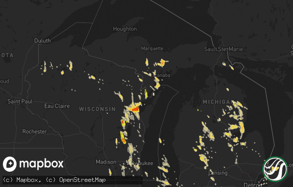 Hail map preview on 08-14-2015