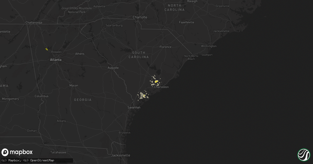 Hail map on August 14, 2019