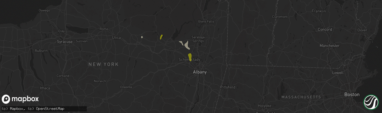 Hail map in Alplaus, NY on August 14, 2024