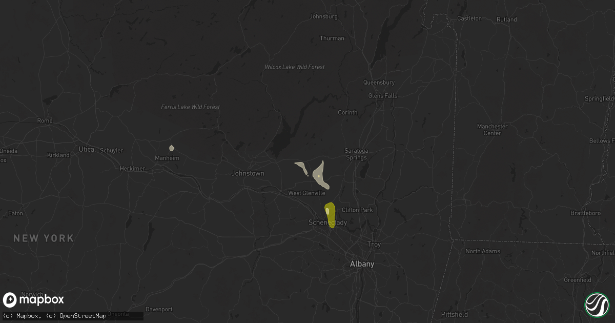 Hail map in Galway, NY on August 14, 2024