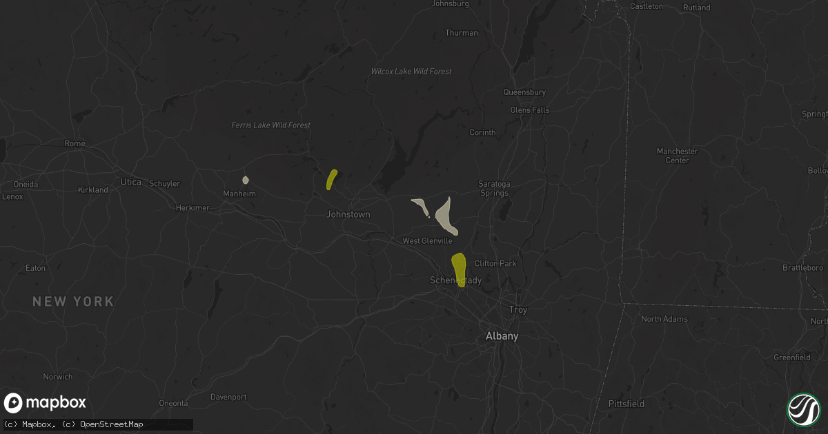 Hail map in Hagaman, NY on August 14, 2024