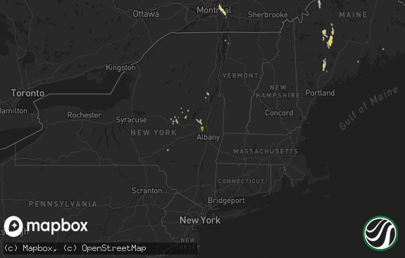 Hail map preview on 08-14-2024