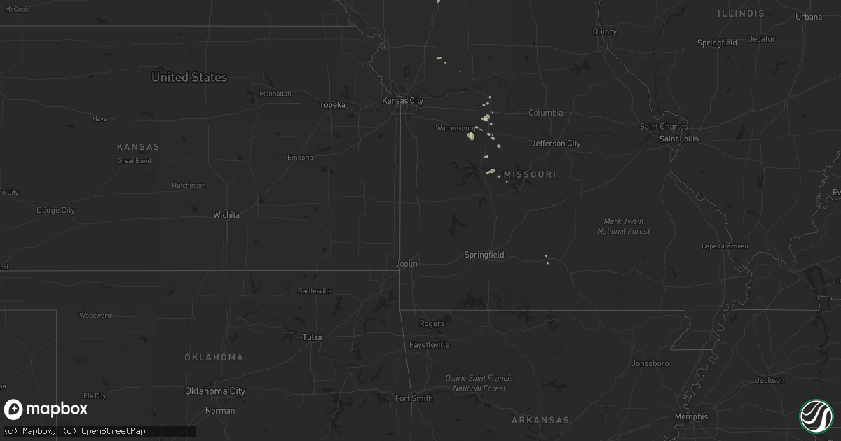 Hail map in Iowa on August 15, 2011
