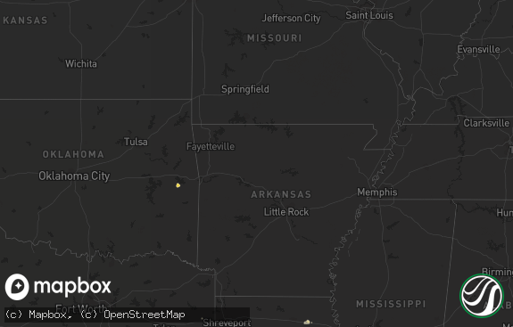 Hail map preview on 08-15-2012