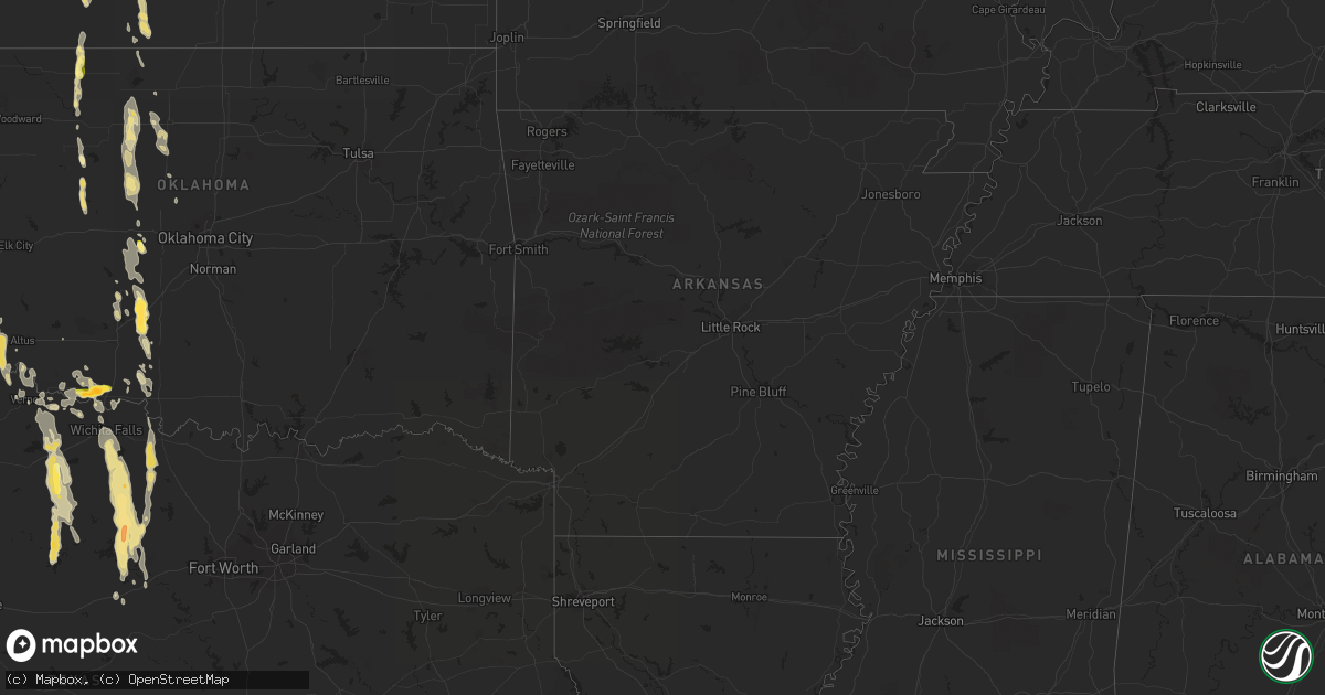 Hail map in Kansas on August 15, 2013