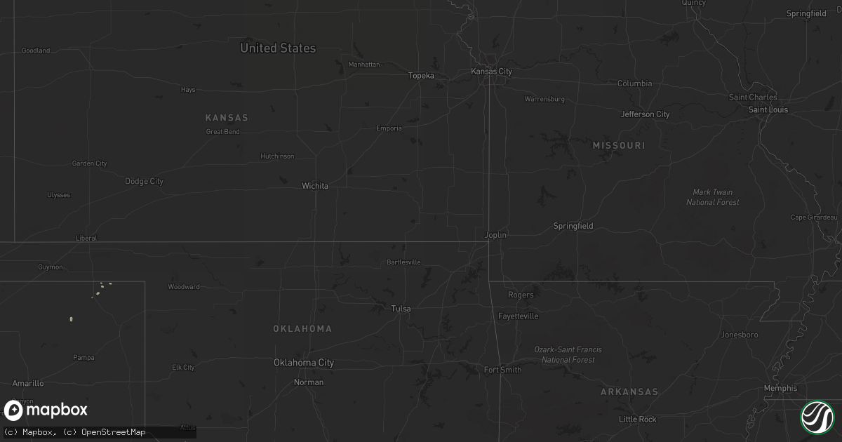 Hail map in New Mexico on August 15, 2014