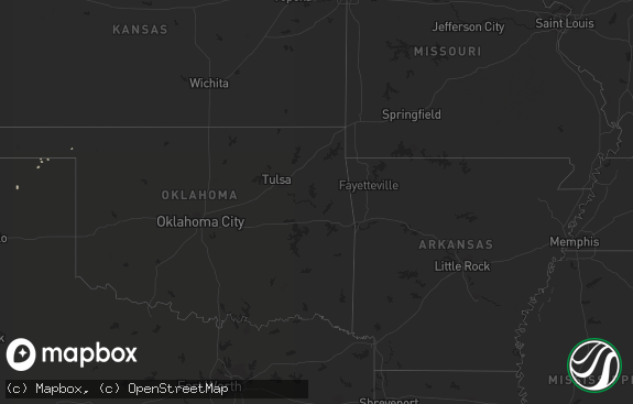 Hail map preview on 08-15-2014