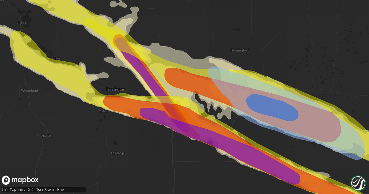 Hail map in Scottsbluff, NE on August 15, 2019