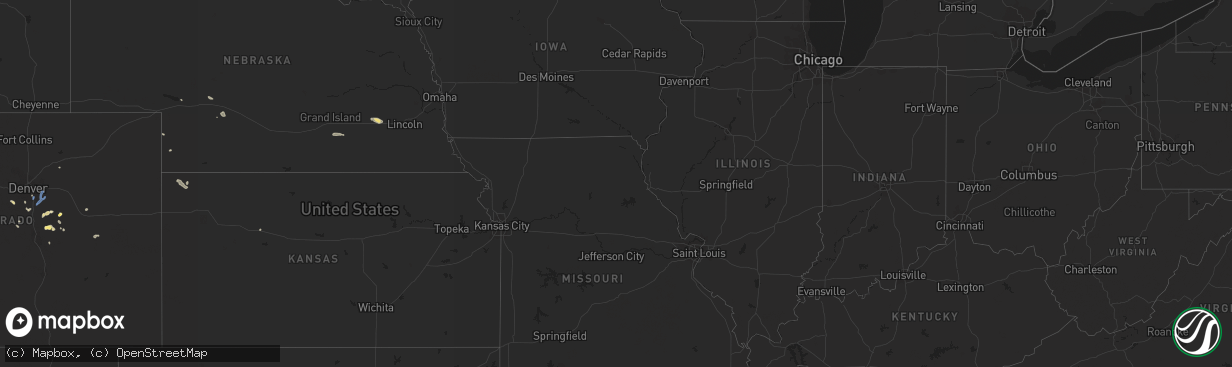 Hail map in Colorado on August 15, 2022