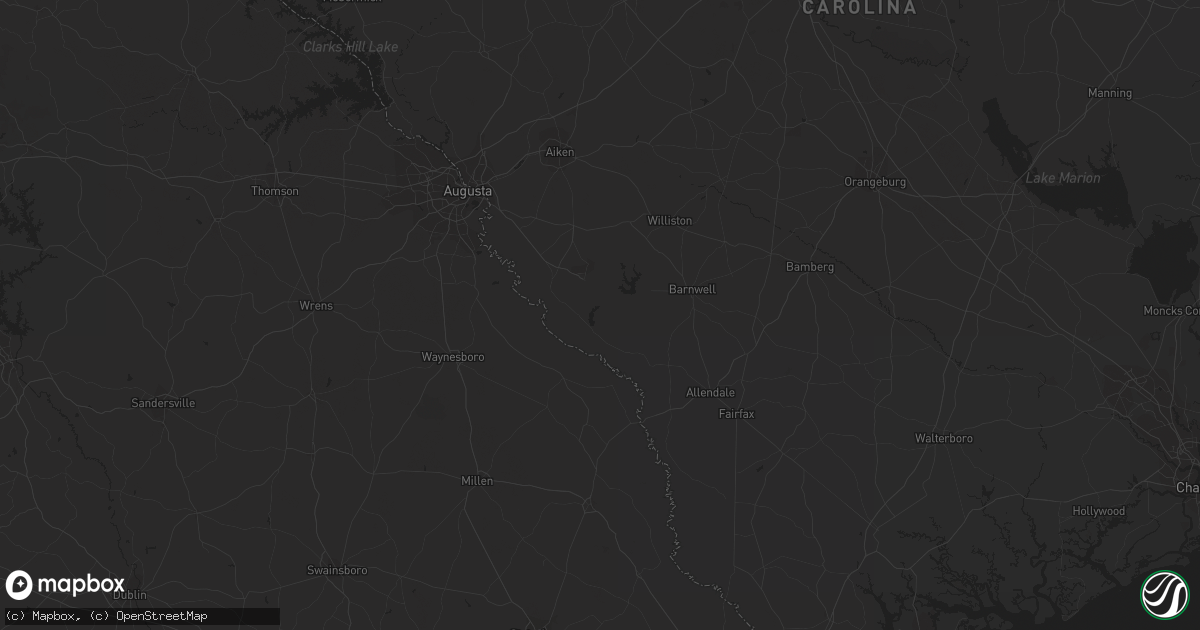 Hail map in Lawtey, FL on August 15, 2023