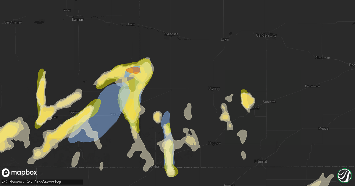 Hail map in Johnson, KS on August 15, 2026